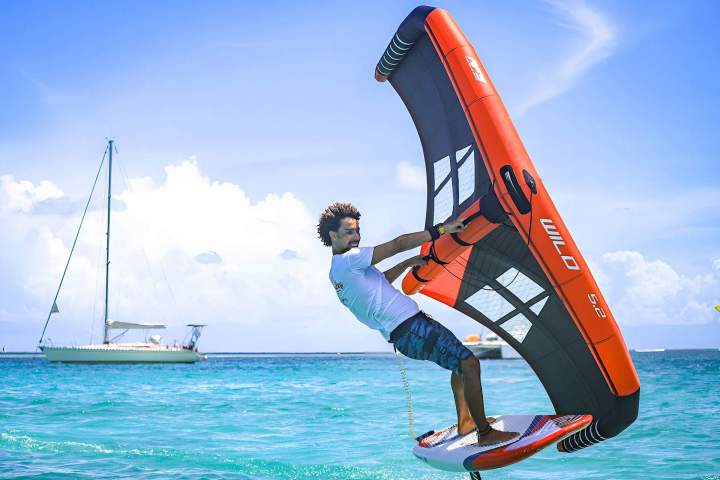 Cours de wingfoil Guadeloupe