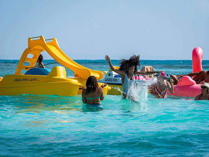 Sortie en pédalo Guadeloupe